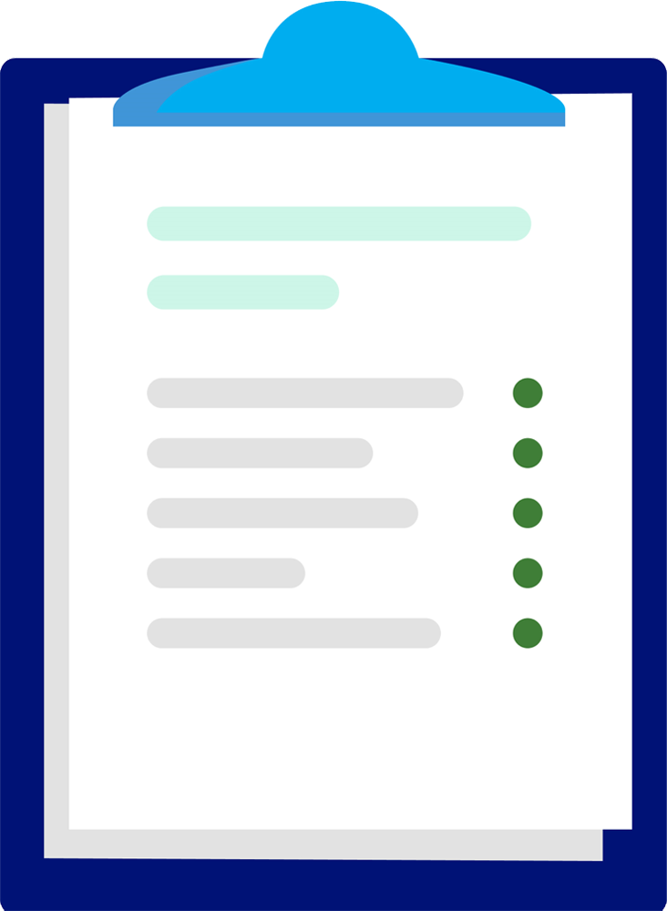 An icon of a clipboard