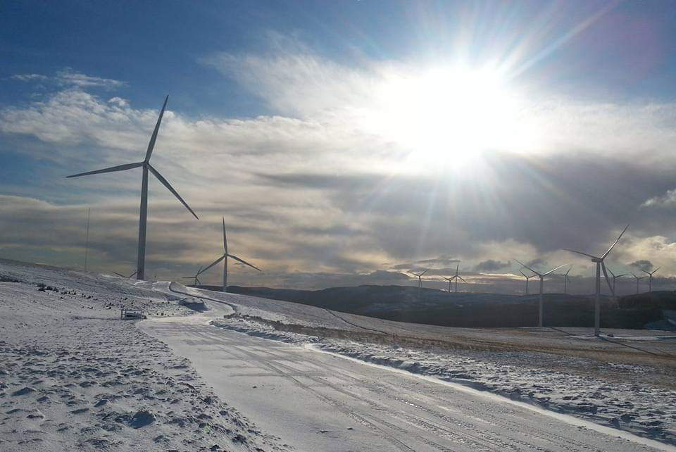 Windfarm, Mynydd Bwllfa Wind Farm, UK